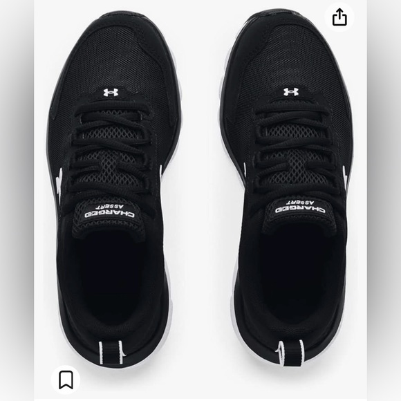 Under Armour Women's Charged Assert 8 Running Shoe in black size 11. - Picture 6 of 10